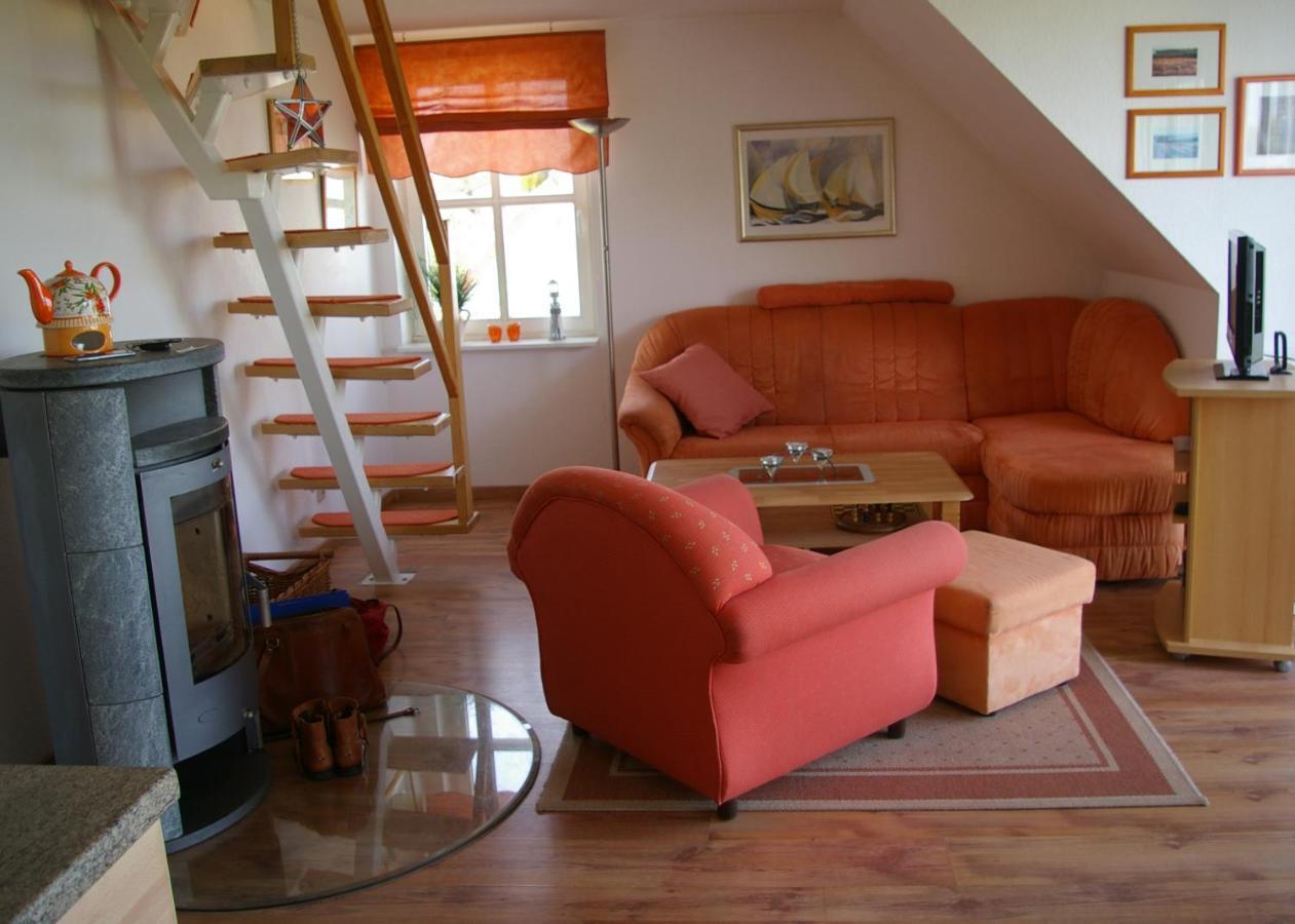 Ferienwohnung Boddenblick Zudar Exteriör bild